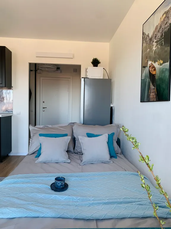 Студия с видом на закат