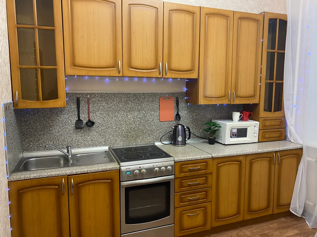 Красивые апартаменты с проектором и рабочим местом