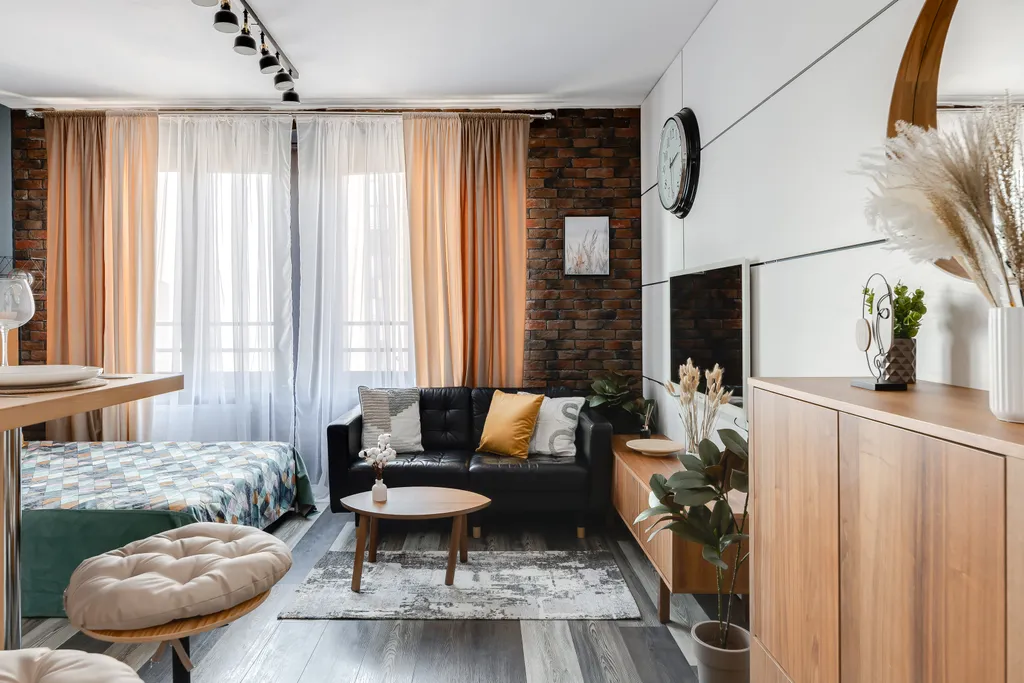 Квартира Квартира Апартамент Loft Sky View с видом на Останкинскую башню — Москва