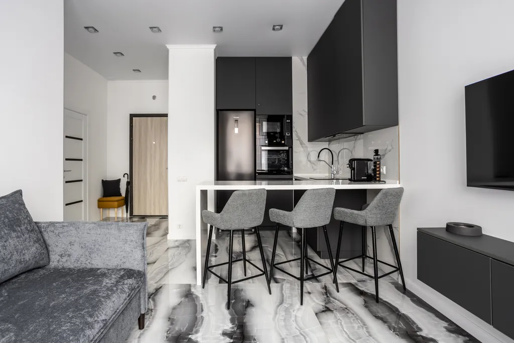 Квартира АПАРТАМЕНТЫ 'ГРАФИТ ФЛЭТПОРТ' ДВУХКОМНАТНЫЕ — Москва