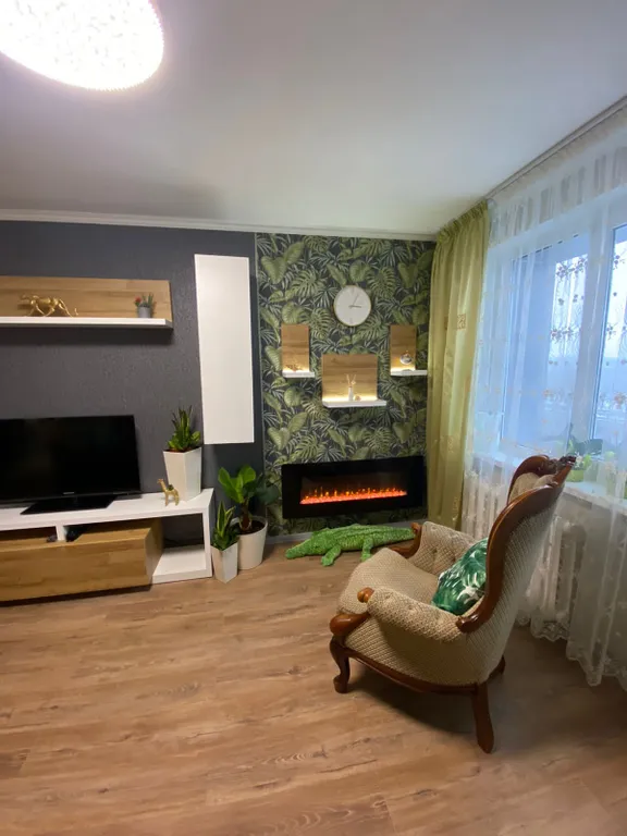 Квартира Квартира Большие тропики с камином, с видом на остров Канта и Рыбную деревню — Калининград