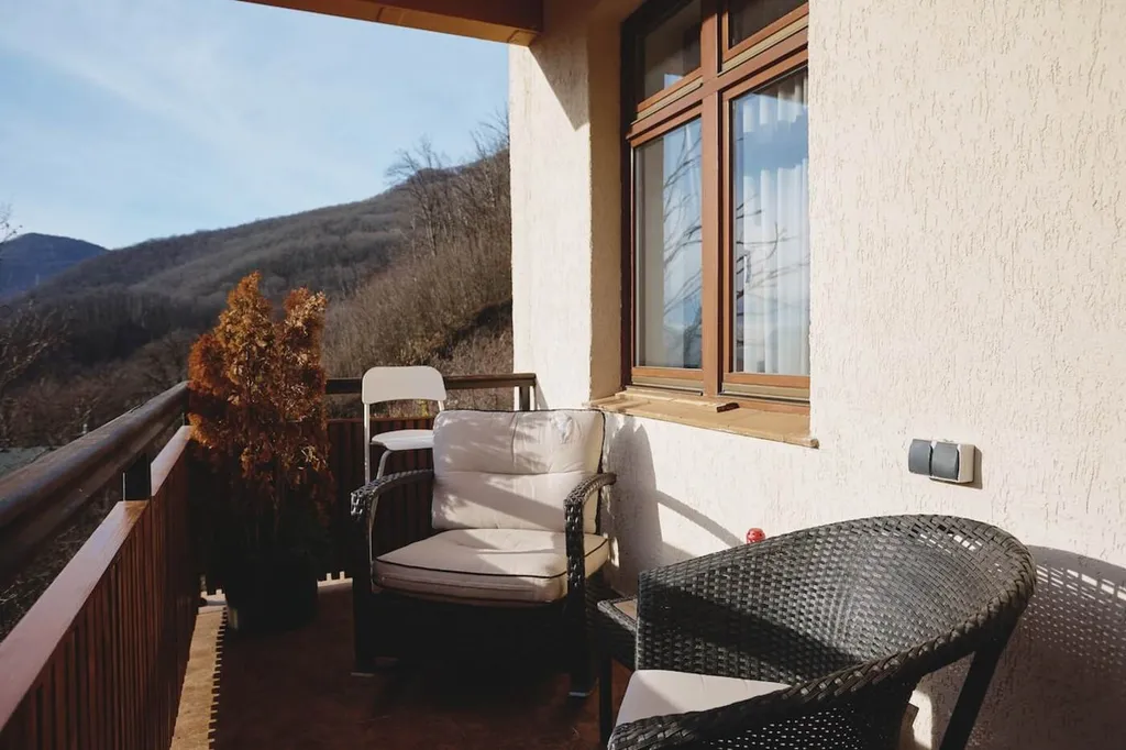 Апартамент райдера с видом на горы