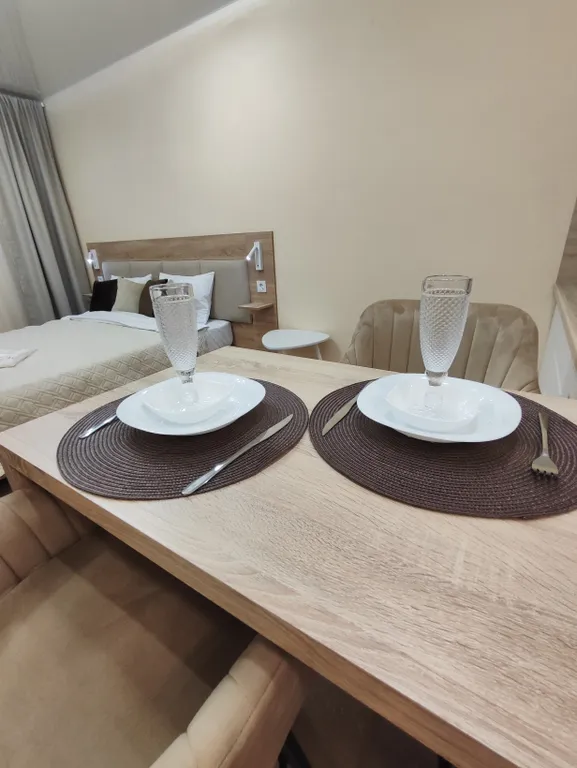 Современная квартира - студия с видом на новый мост