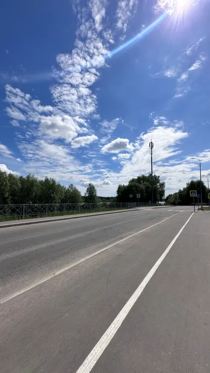 Квартира Квартира Уютная студия с видом на реку — Великий Новгород