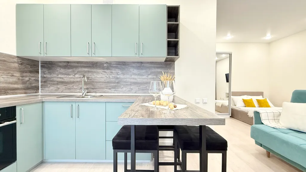 Квартира Hugge Place | Стильная студия у Аквапарка с Wi-Fi — Новосибирск