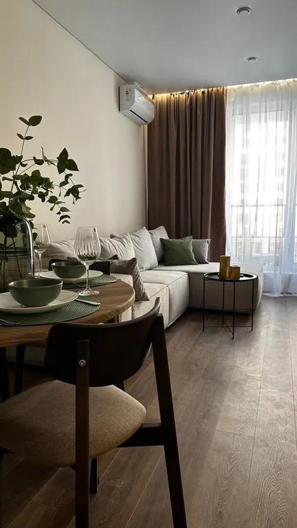 2-комнатная квартира с дизайнерским ремонтом