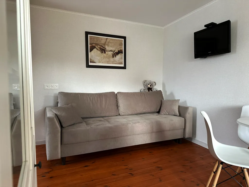 Просторная студия с видом на старинный Гродно