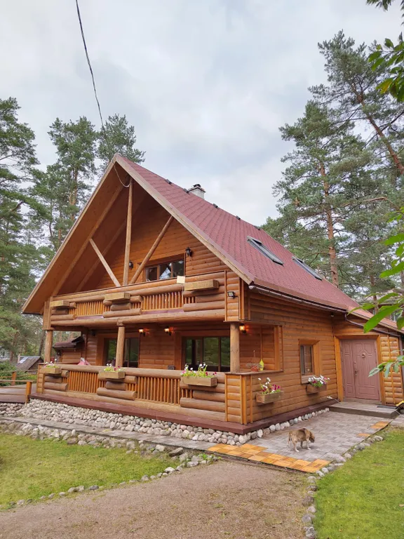 Коттедж Дом для отдыха в живописном месте — Луга