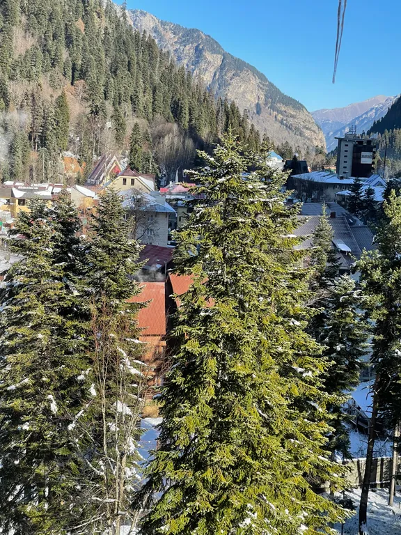 Новая однушка-студия в Домбае