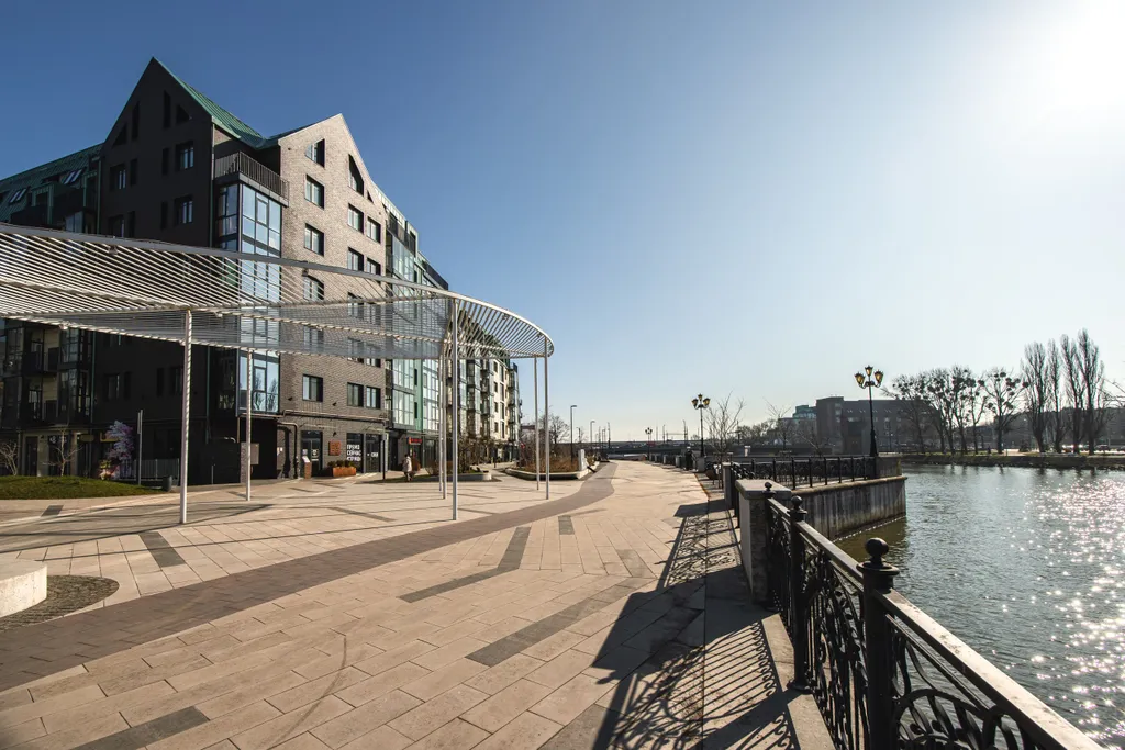 Квартира Дизайнерский апартамент в ЖК Рыбная Деревня с видом на реку — Калининград