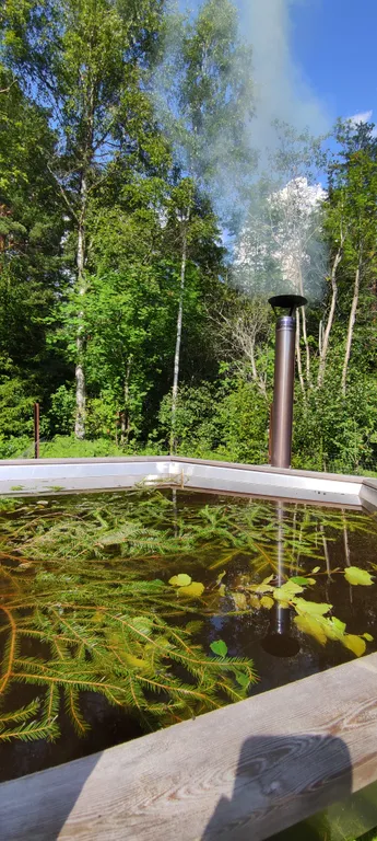 Уютный двухэтажный дом с баней