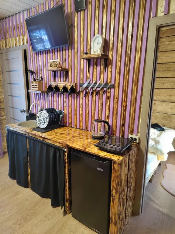 Коттедж Уютный, теплый дом с видом на гору Мустаг — Шерегеш