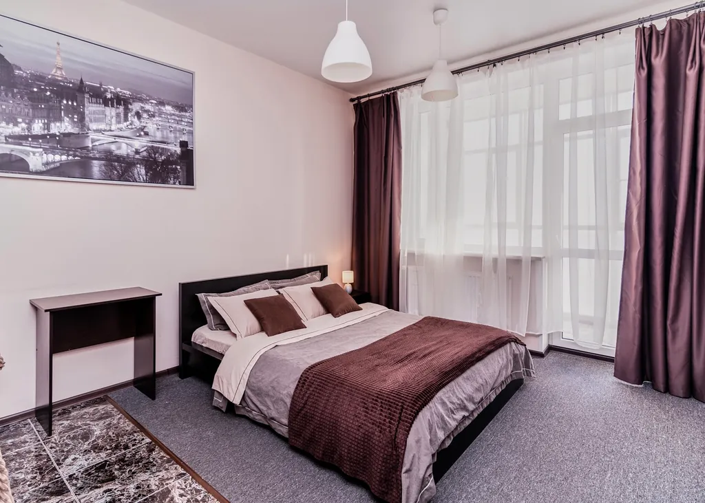 1-комнатная квартира с видом на парк За Саймой и реку Обь