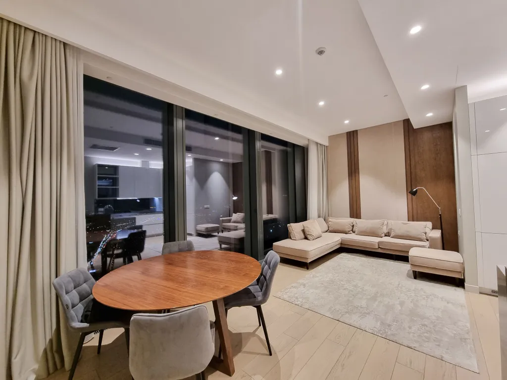 Угловой апартамент в Москва сити