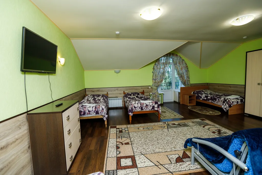 Апартаменты с балконом и мангальной зоной