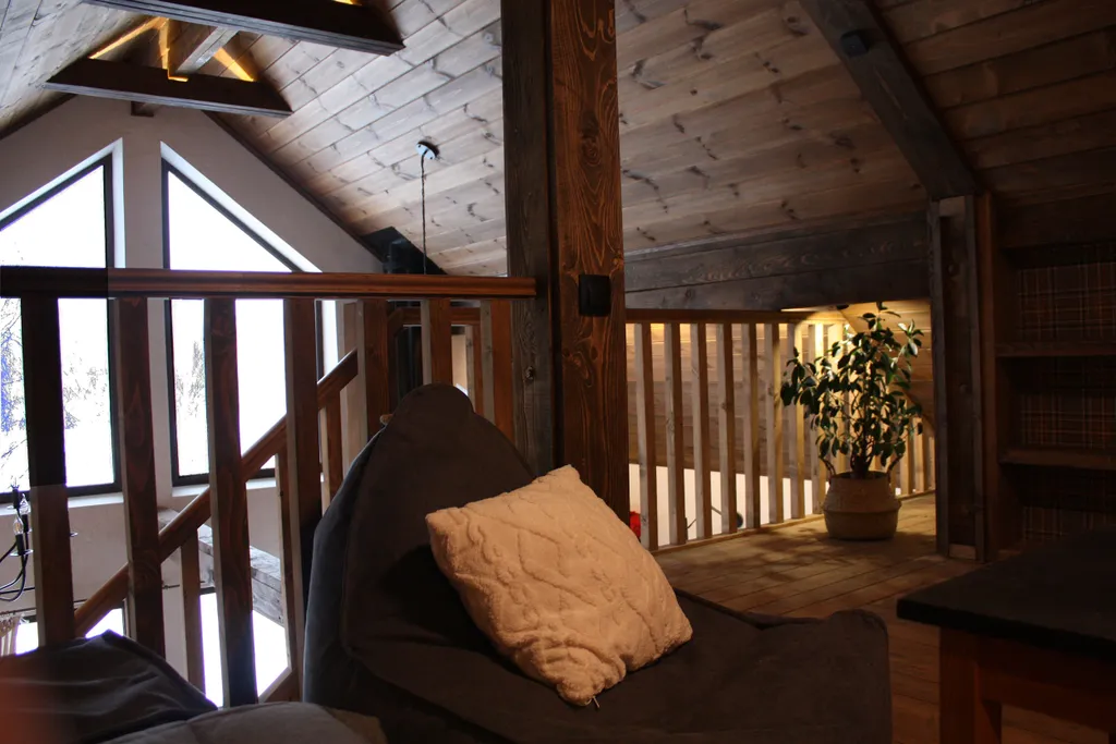 Шале с сауной на берегу реки