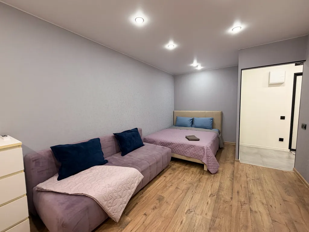 1‑комн. квартира с видом на город на ул. Героев Рыбачьего, 18