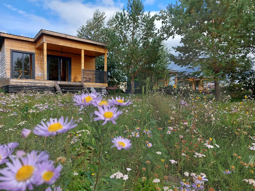 Уютный домик с сауной и мангалом на берегу Ангары