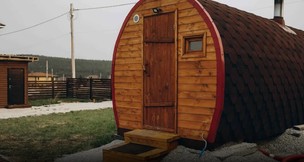 Уютный дом с баней и чаном