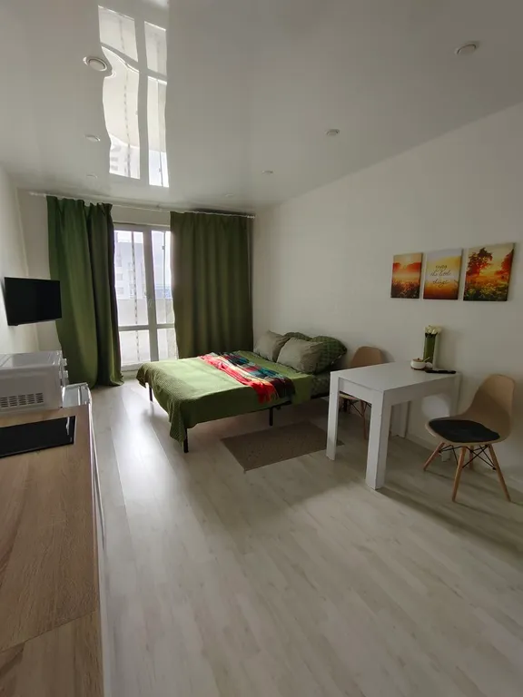 Светлая минималистичная студия в новом уютном районе ЮГ- 2