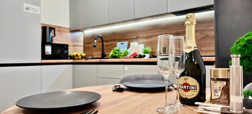 Новая квартира с прекрасным видом на Свиягу и город