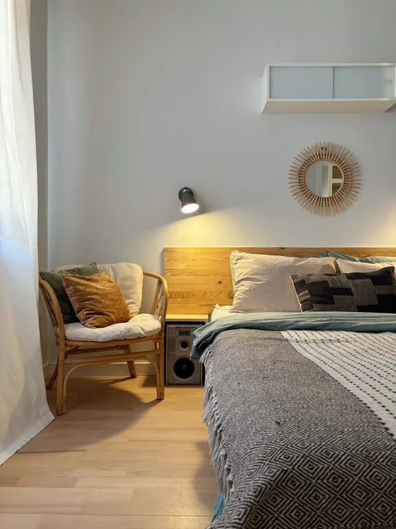 Атмосферная квартира с уникальным дизайном и проектором для фильмов