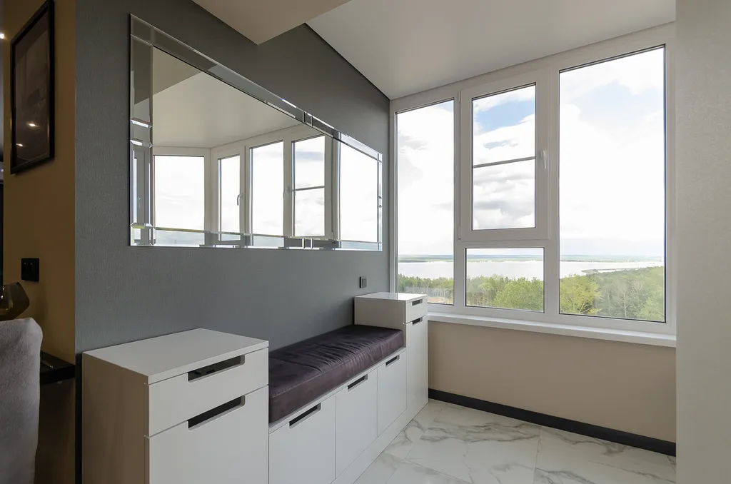 Изящная 1 комнатная квартира с видом на Волгу