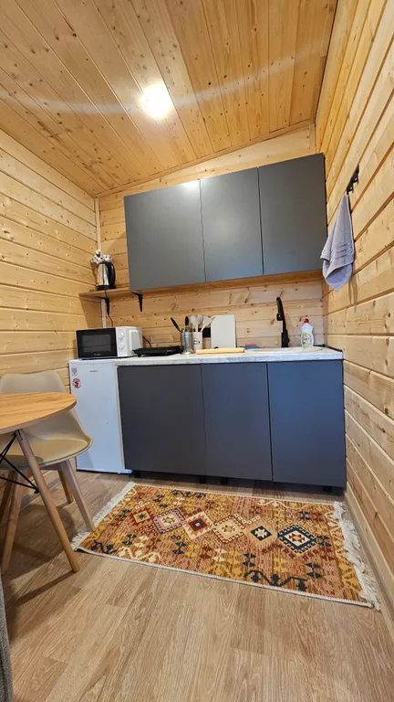 Уютный домик в горах с тёплым бассейном и баней