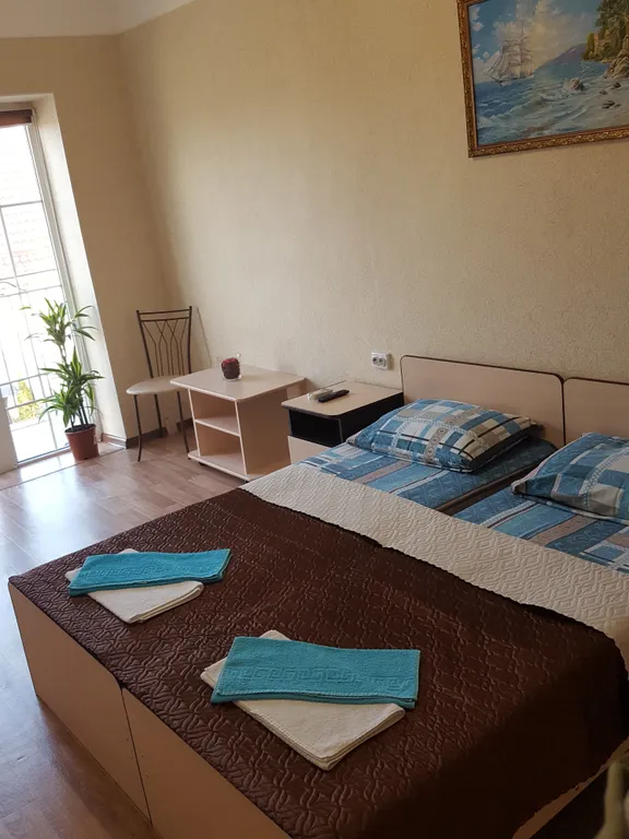 Квартира Квартира Двухместный улучшенный двухкомнатный с двухспальной кроватью. — Кучугуры