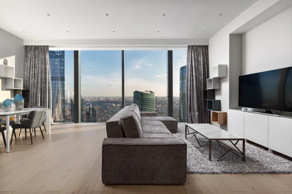 Квартира Потрясающая панорама с 73 этажа башни Neva Towers — аренда посуточно в Москва