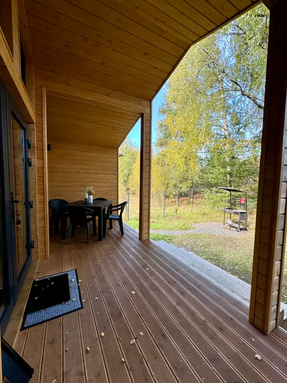 Семейный коттедж с эко-тропой до Игоры (синий Balance)