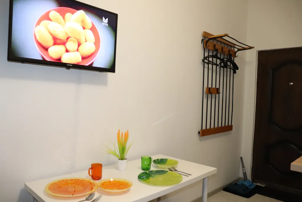 Светлая студия с двуспальным диваном у станции МЦД-4 Железнодорожная