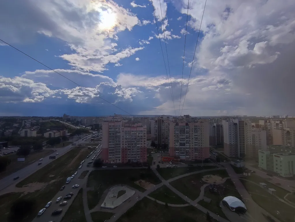 Дизайнерская 1-комнатная квартира с видом на город и парк