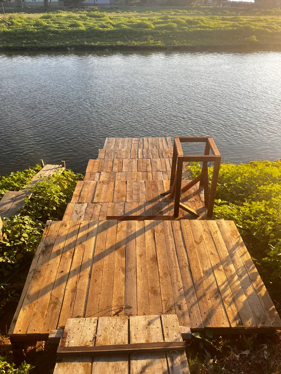 Уютный домик для рыбалки