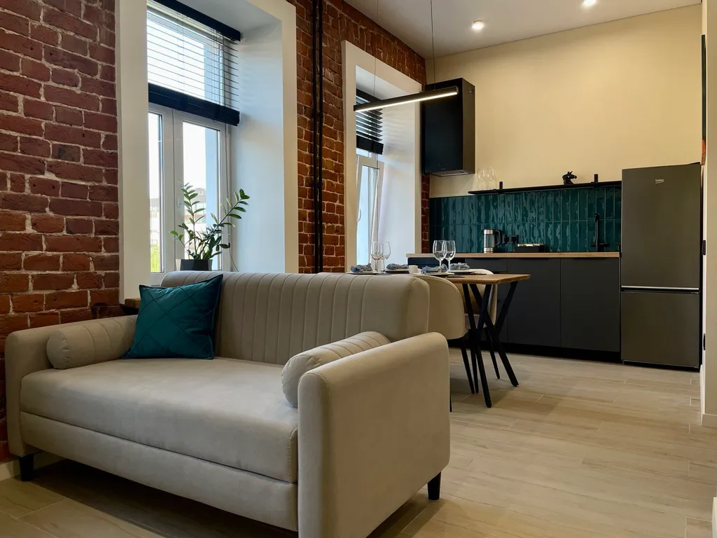 Квартира Квартира Стильная студия для четверых в двух минутах от Невского проспекта — Санкт-Петербург