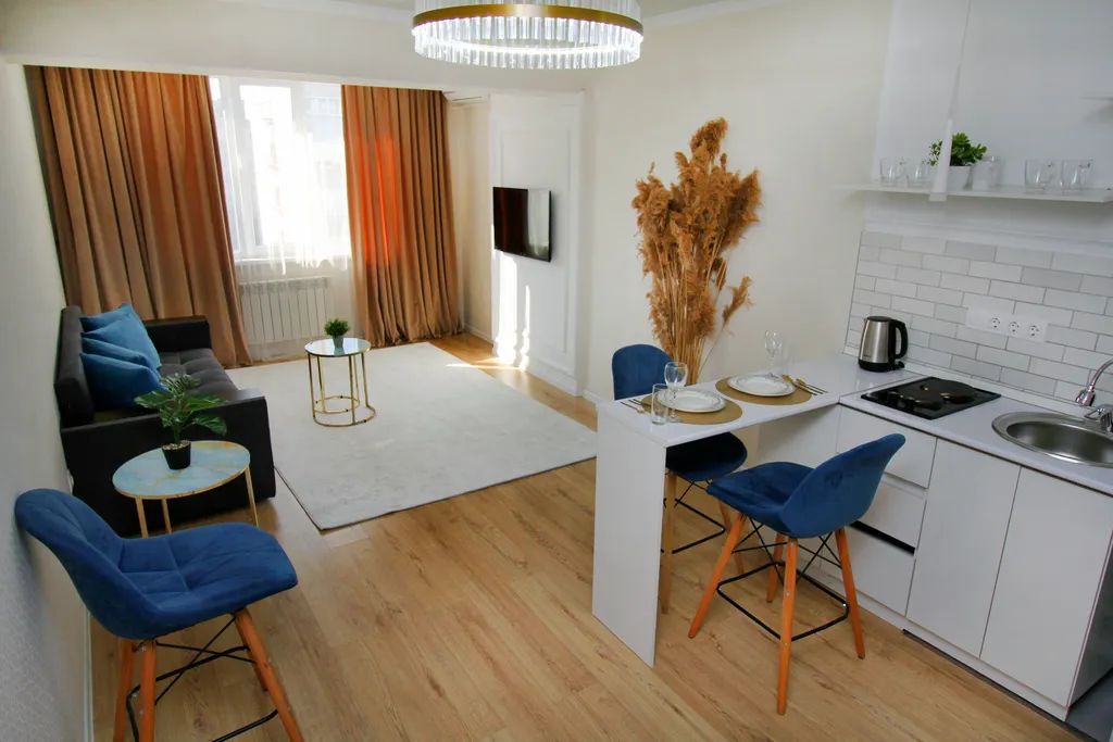 Квартира Неповторимая студия в Молодежке — Алматы