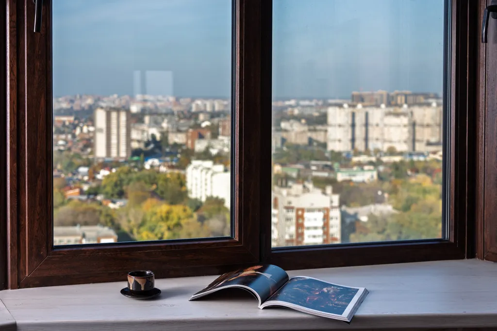 Двухкомнатная квартира с видом на город