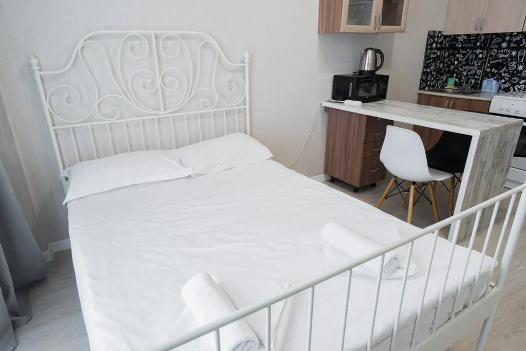 Квартира Квартира Студия в апарт-комплексе "Салют" на Звездной — Санкт-Петербург