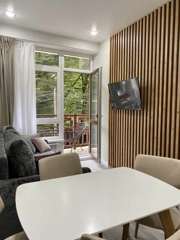 Апартамент Астра с балконом в ЖК Куршевель