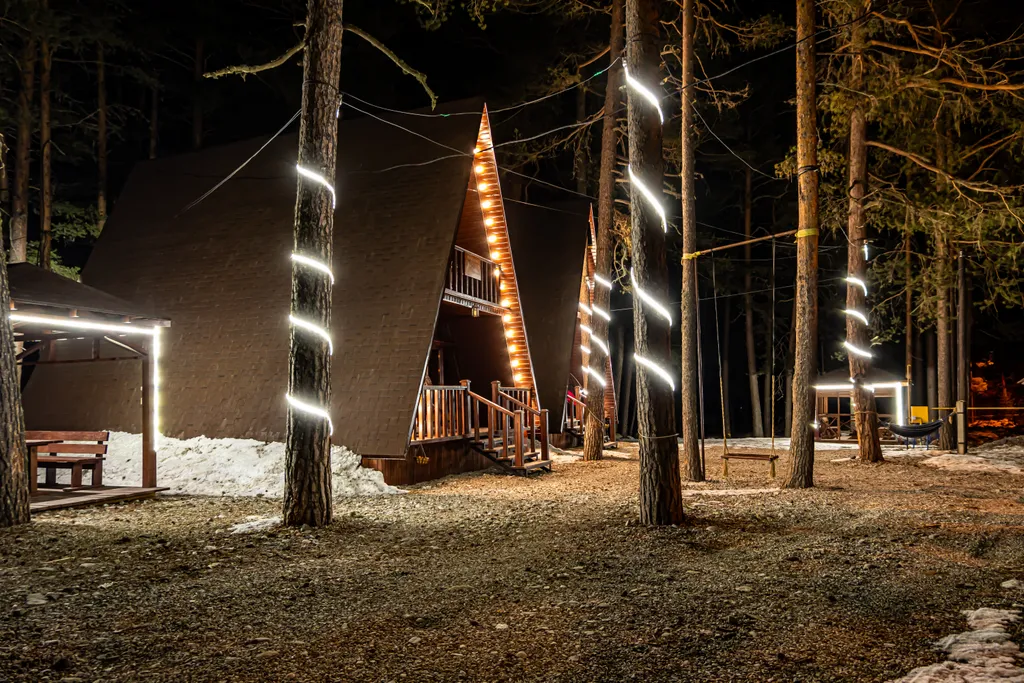 Аутентичный коттедж с балконом