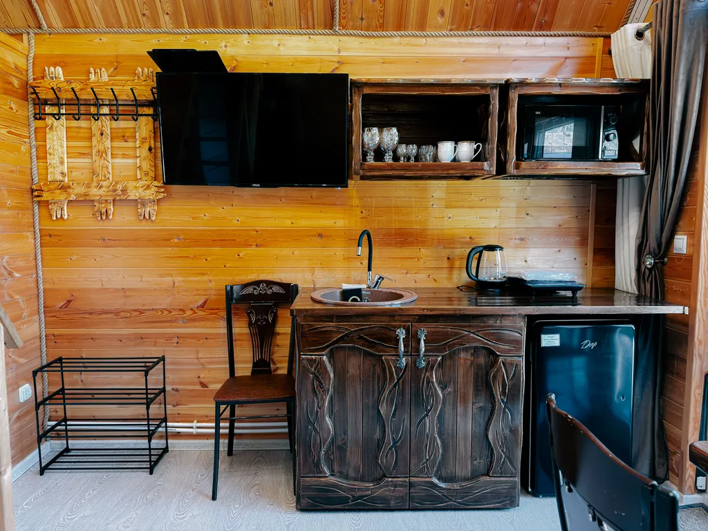 Коттедж Коттедж Улучшенное шале — Архыз