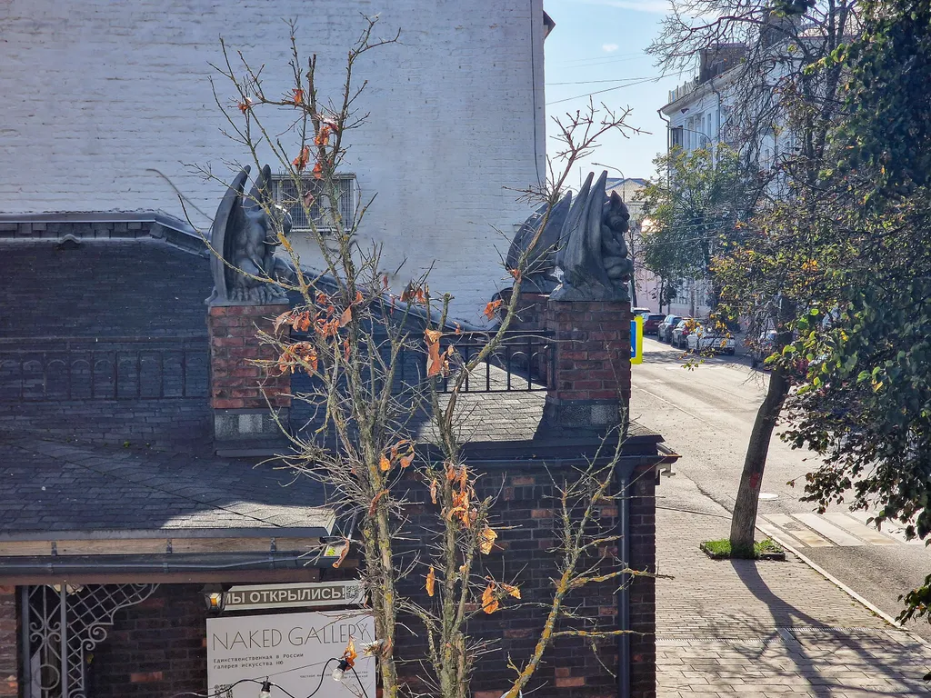 Атмосферная студия в бутик апарт-отеле Дом с гаргульями