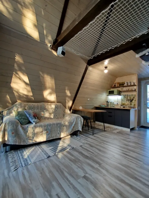 Атмосферный дом шале с видом на лес