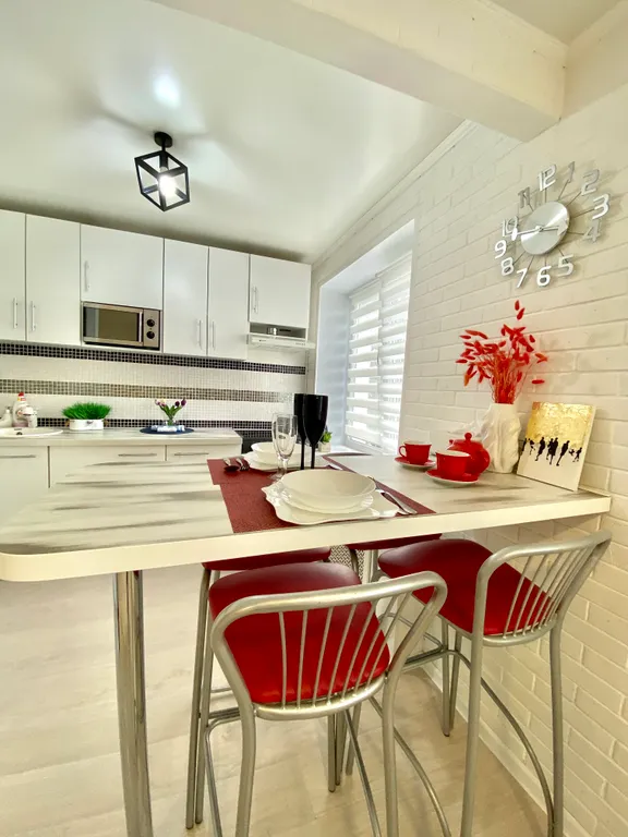 Уютная студия с видом на вулкан