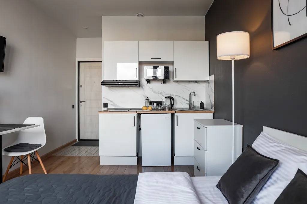 Квартира Апартаменты grey and wood м. Верхние лихоборы — Москва