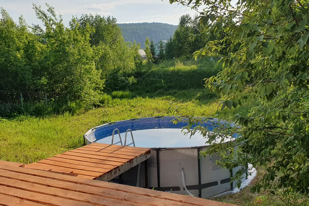 Коттедж с чаном и баней у реки в Красном Ключе