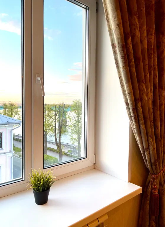 Видовые трёхкомнатные апартаменты на Набережной