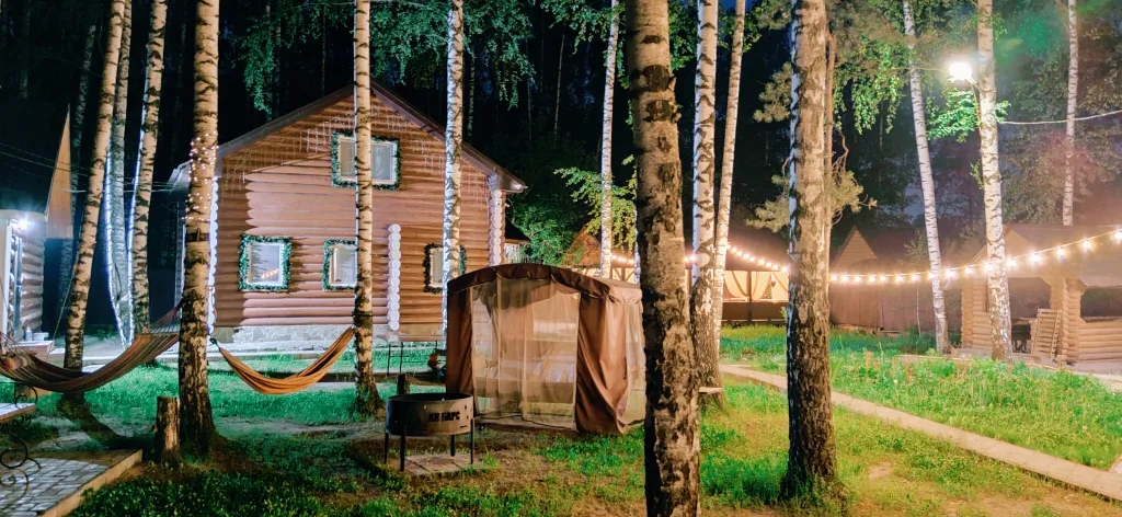 Дом с баней у Голубого озера