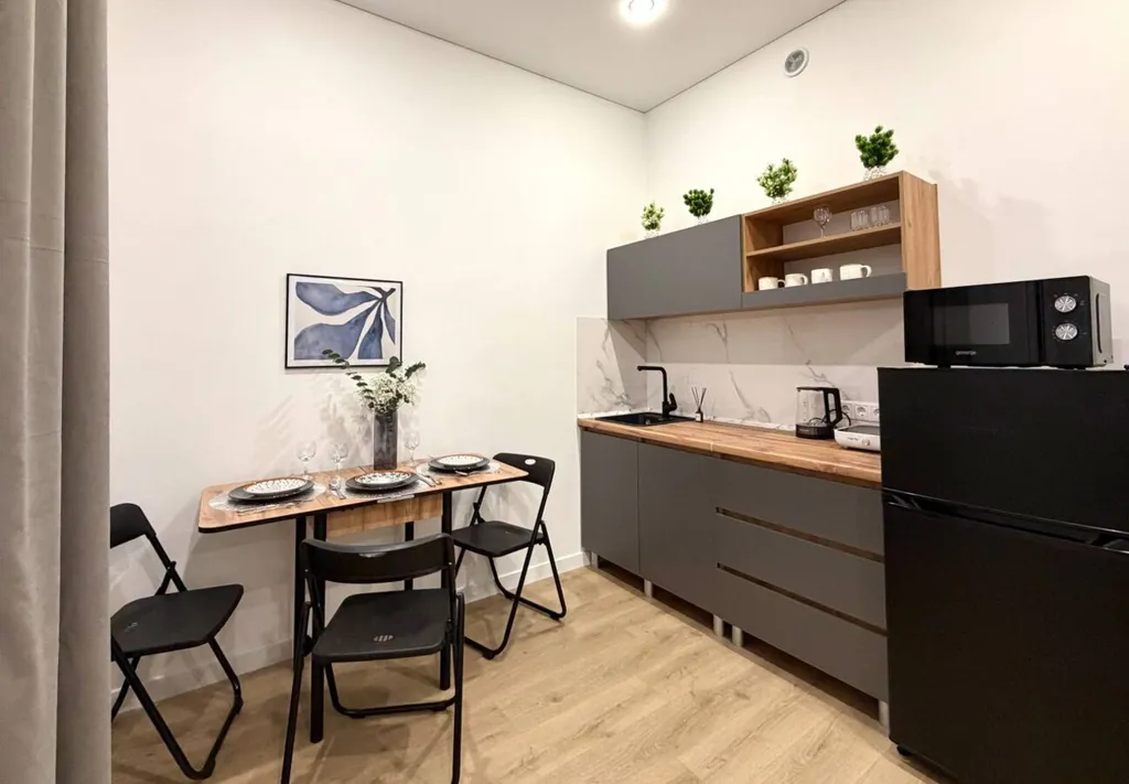 Светлая студия в ЖК Видный город