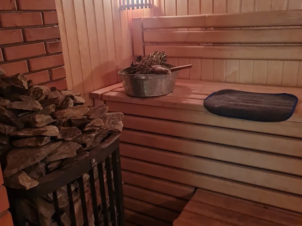 Дом с баней на берегу озера